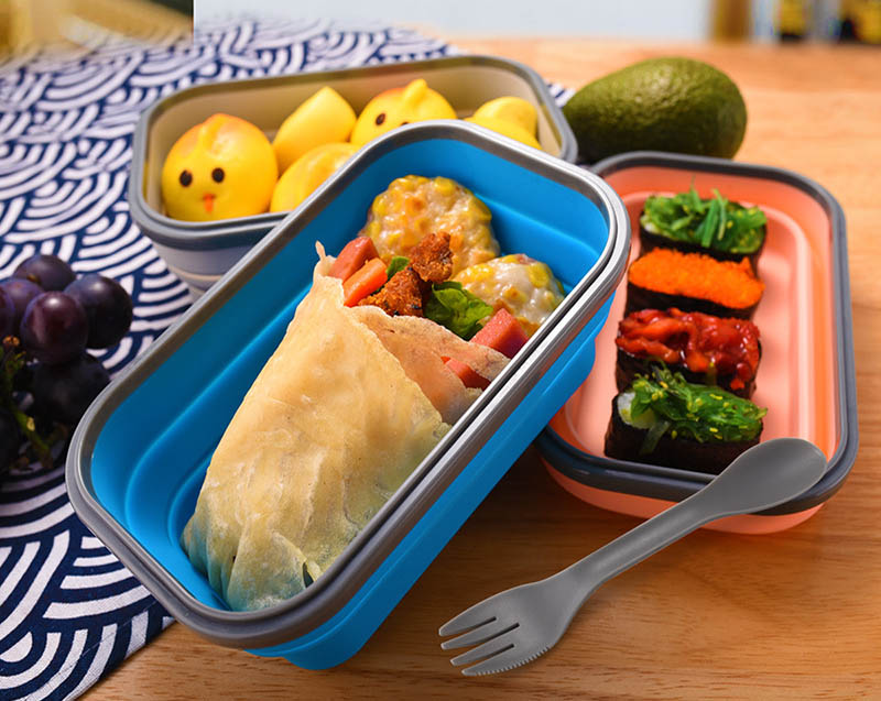 silicone food storage containers